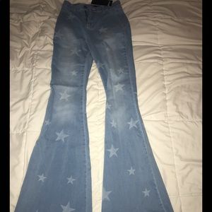 Nasty Gal Star Flare Jeans